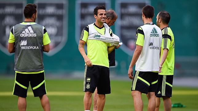 Cesc y Piqu�, como si nada