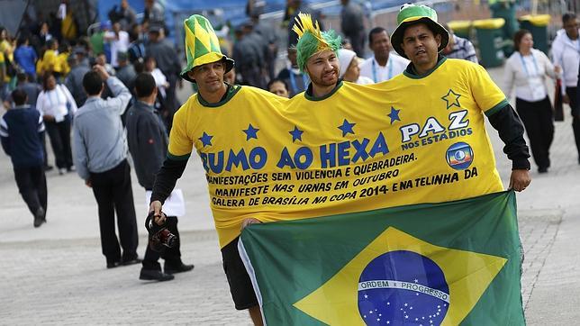 La ‘verdeamarelha’ inunda Sao Paulo La ‘verdeamarelha’ inunda Sao Paulo