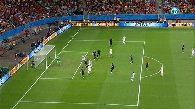 Gol anulado a David Silva Gol anulado a David Silva