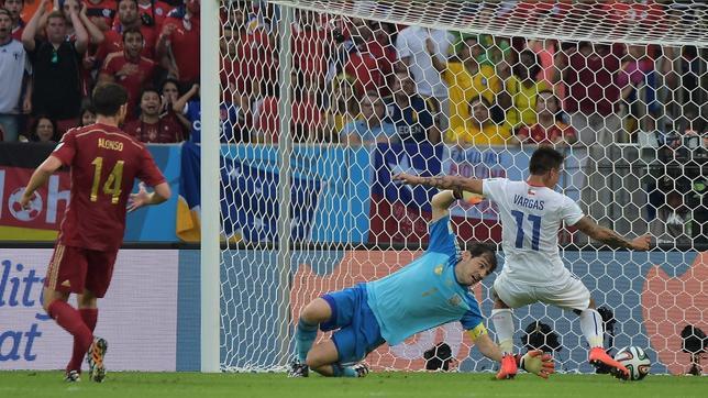 Vargas adelanta a Chile Vargas adelanta a Chile