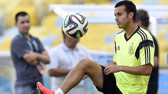 Pedro y Javi Martínez reemplazan en el once a Xavi y Piqué Pedro y Javi Martínez reemplazan en el once a Xavi y Piqué