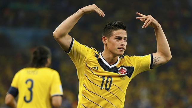 James Rodríguez se sitúa como máximo goleador del Mundial James Rodríguez se sitúa como máximo goleador del Mundial