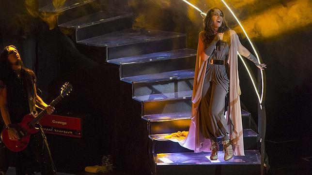 M�nica Naranjo, durante el concierto en Sevilla