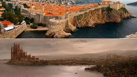 El puerto de Dubrovnik y una vista general de Desembarco del Rey