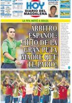 Un peri�dico colombiano llama �hijo de la gran puta� a Velasco Carballo