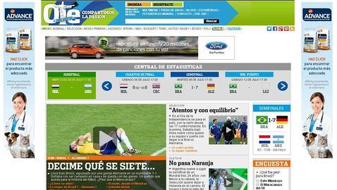 La eliminaci�n de Brasil copa las portadas de los diarios latinoamericanos
