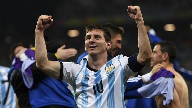 Messi: ��Qu� locura! �Estamos en la final! Nos queda un pasito m�s�