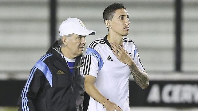 Di Mar�a se resiente de su lesi�n y es duda para la final