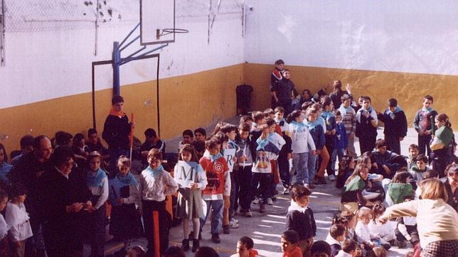 Una imagen del colegio en los a�os 80 