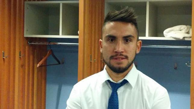 Pedro Morales en el vestuario de los Vancouver Whitecaps