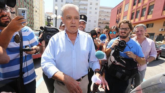 �ngel Ojeda a su salida del juzgado el pasado mi�rcoles