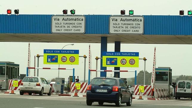 Peaje en la autopista de Cádiz