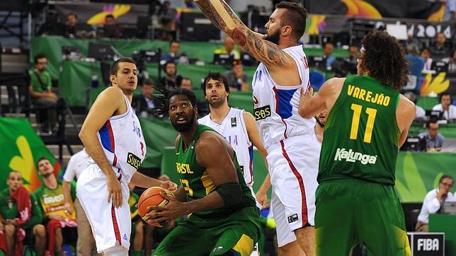 Brasil y Serbia se revisitan con las medallas a la vista