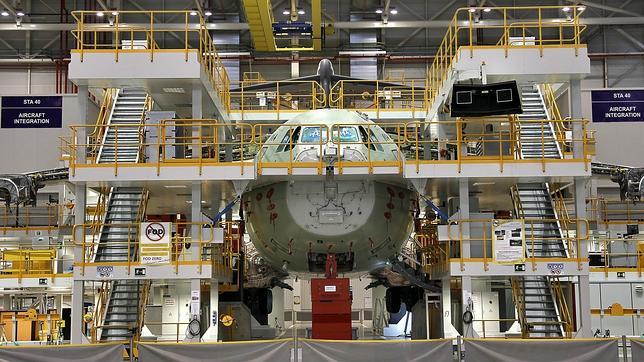 Construcci�n en Sevilla del avi�n A400-M