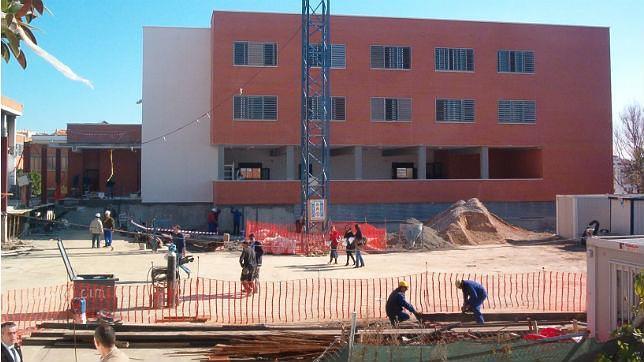 Imagen de archivo de las obras en el IES Mar de Albor�n