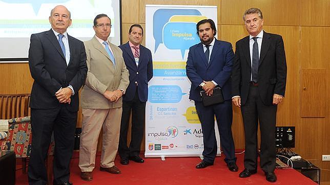 Julio Cuesta, Domingo Salado, Gonzalo Mart�nez, Iv�n Pesta�a y Javier Jim�nez