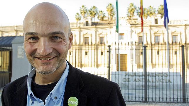 Esteban de Manuel, ahora en Ganemos Sevilla, fue candidato al Parlamento andaluz por Equo en las elecciones de 2012