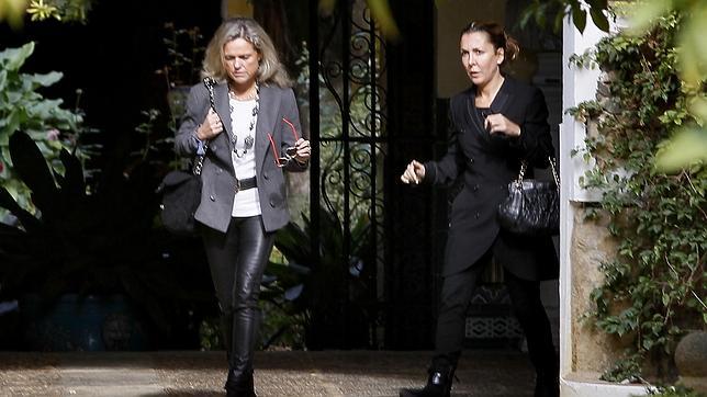 Mercedes Vzquez Silva, esta maana en la Casa de las Dueas