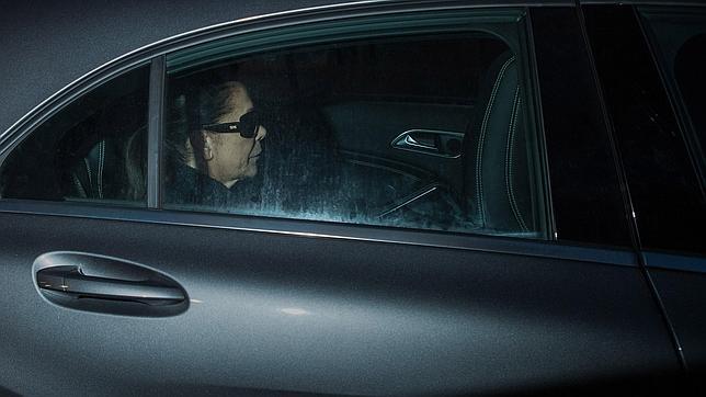 Isabel Pantoja llegando a la prisión