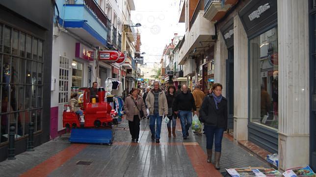 Calle comercial del centro de Dos Hermanas