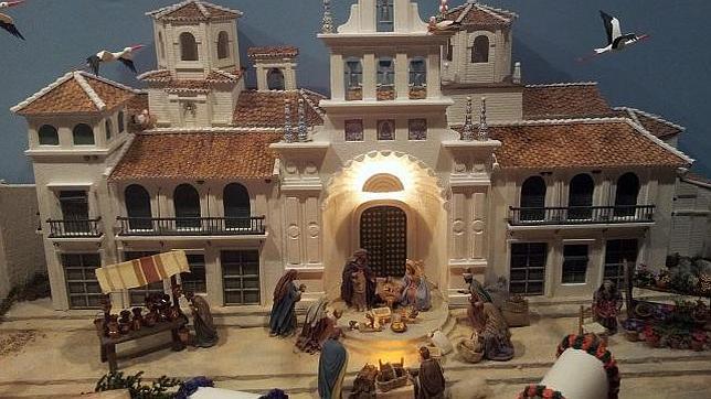Ermita del Rocío de Huelva en el Belén de Huétor Tájar