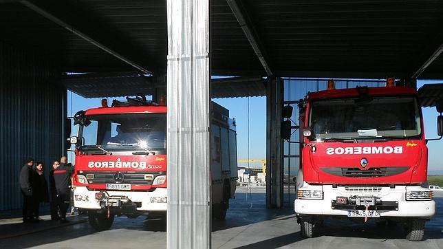 Instalaciones del parque de bomberos de La Carlota