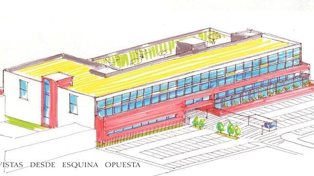 Boceto del hospital privado Averroes