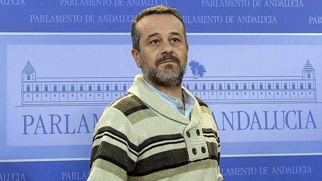 El portavoz del grupo parlamentario de Izquierda Unida, José Antonio Castro, este miércoles