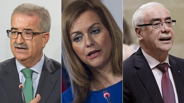 Manuel Jim�nez Barrios, Mar�a Jes�s Serrano y Luciano Alonso