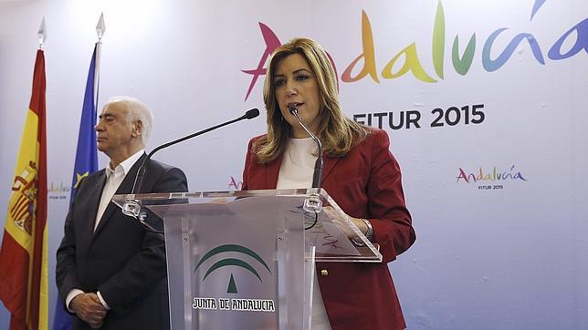 Susana Daz, el pasado mircoles en Fitur