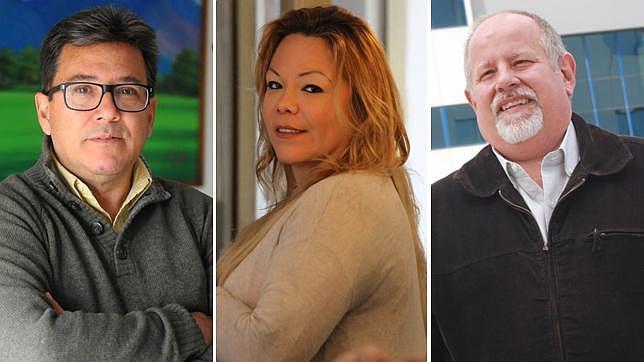 Juan Carlos G�mez, Marcela Sotomayor y Jos� Aurelio Salas