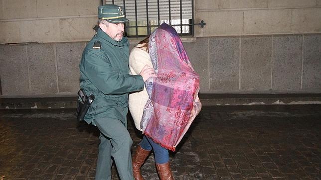 Mar�a Jos� Lara, en el momento de su detenci�n