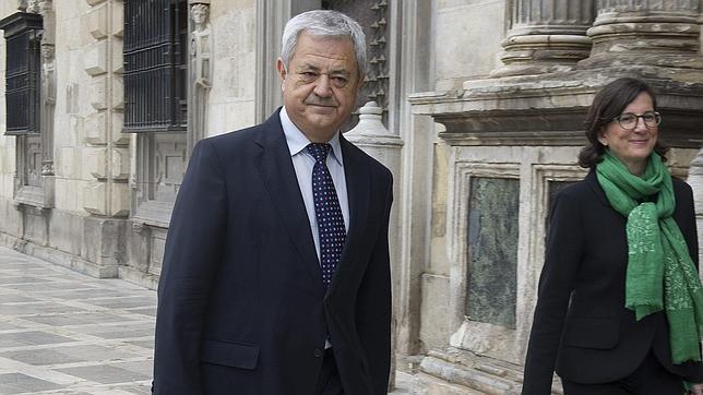 El exconsejero andaluz Francisco Vallejo llegando al Tribunal Superior de Justicia de Andaluc�a (TSJA)