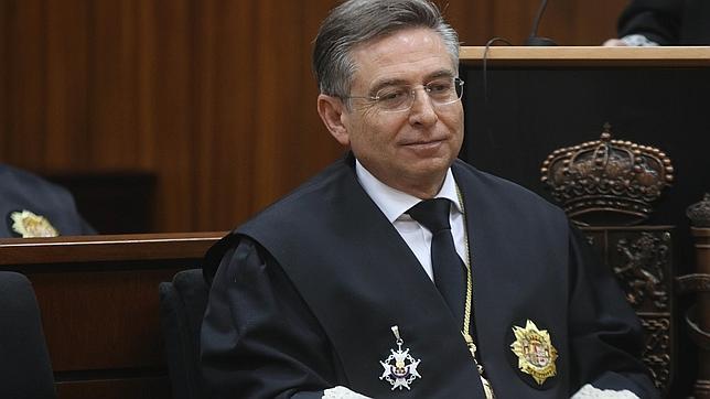 El presidente de la Audiencia Provincial, Francisco de Paula S�nchez Zamorano