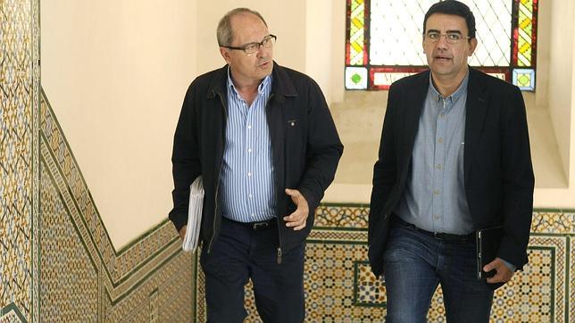 Juan Cornejo y Mario Jim�nez, los negociadores del PSOE