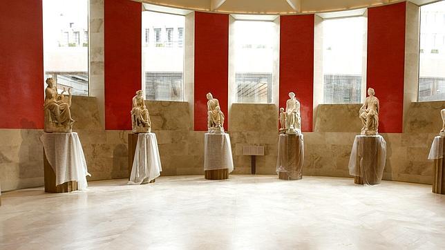 Estatuas de las musas en el Museo del Prado