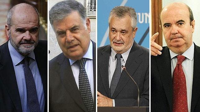 Chaves, Viera y Zarrías renuncian a su acta de diputados tras ser imputados por el Supremo