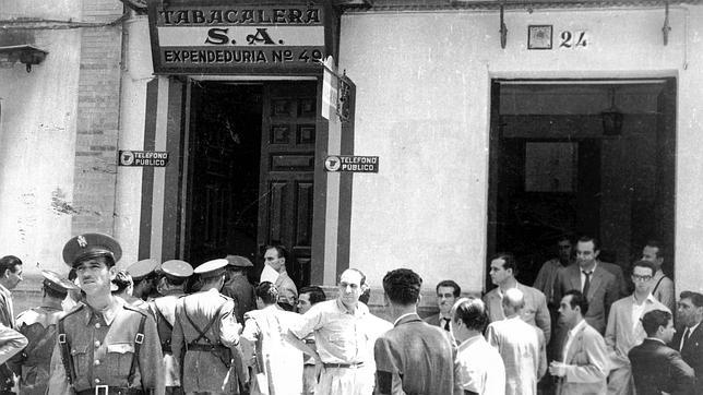 Estanco donde se produjo el asesinato de Matilde y Encranaci�n Silva