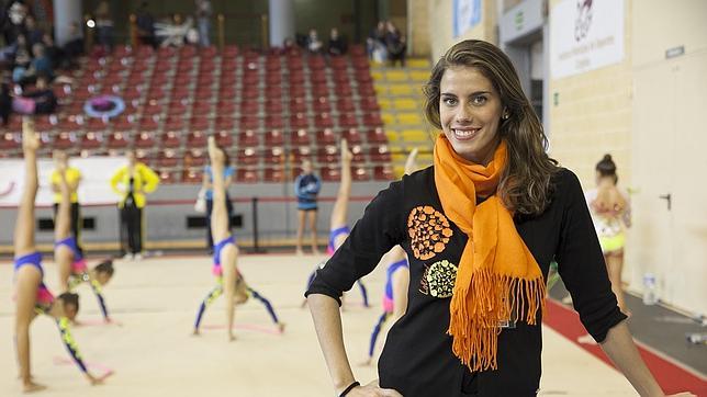 Lourdes Mohedano, en el Palacio de Deportes Vista Alegre