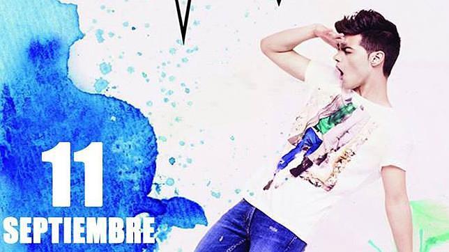 Abraham Mateo actúa el próximo 11 de septiembre en el auditorio de Dos Hermanas