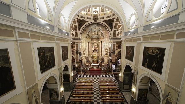 La iglesia del Santo �ngel, del siglo XVII, situada en la calle Rioja