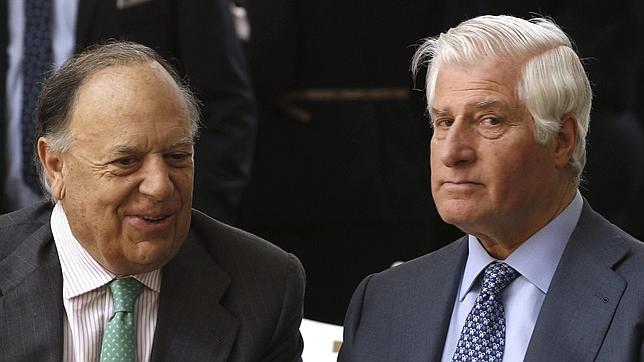 El marqus de Grin junto al duque de Alba 