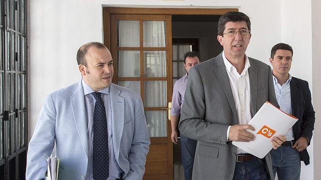 Julio D�az y el l�der de Ciudadanos, Juan Mar�n