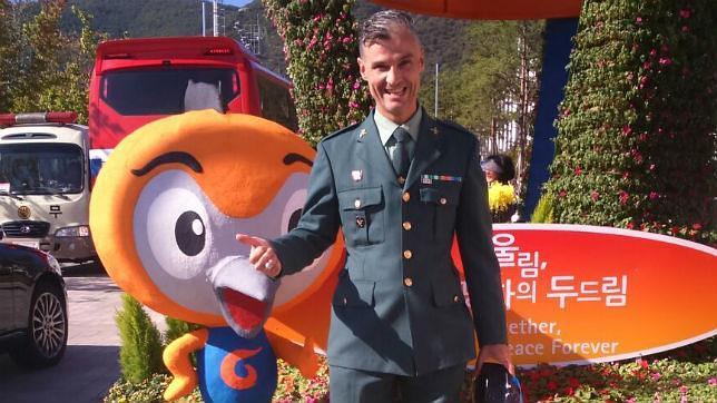 El guardia civil Modesto �lvarez, de Padul (Granada), ya est� en Corea del Sur