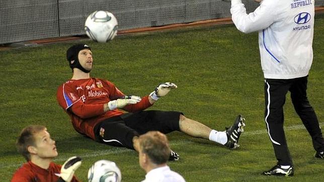 Los j�venes cachorros m�s Rosicky y Milan Baros