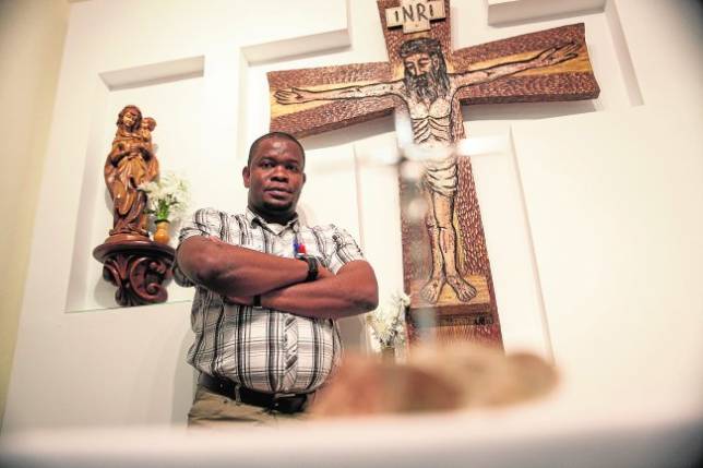 En la capilla de la comunidad de los Espiritanos en Crdoba