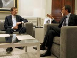 Zapatero y Rajoy escenifican su desencuentro en el camino a seguir frente a la crisis econ�mica