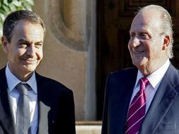 Zapatero cierra su agenda con el despacho con el Rey en Palma antes de iniciar sus vacaciones estivales