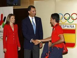 Los Pr�ncipes apoyan a los deportistas espa�oles: �A por ellos� 