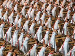 El fuego ol�mpico arde ya en el estadio chino del 'Nido de P�jaro', que presidir� durante las pr�ximas dos semanas